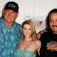 Dennis Hof, adult film actress Sunny Lane, and Ron Jeremy